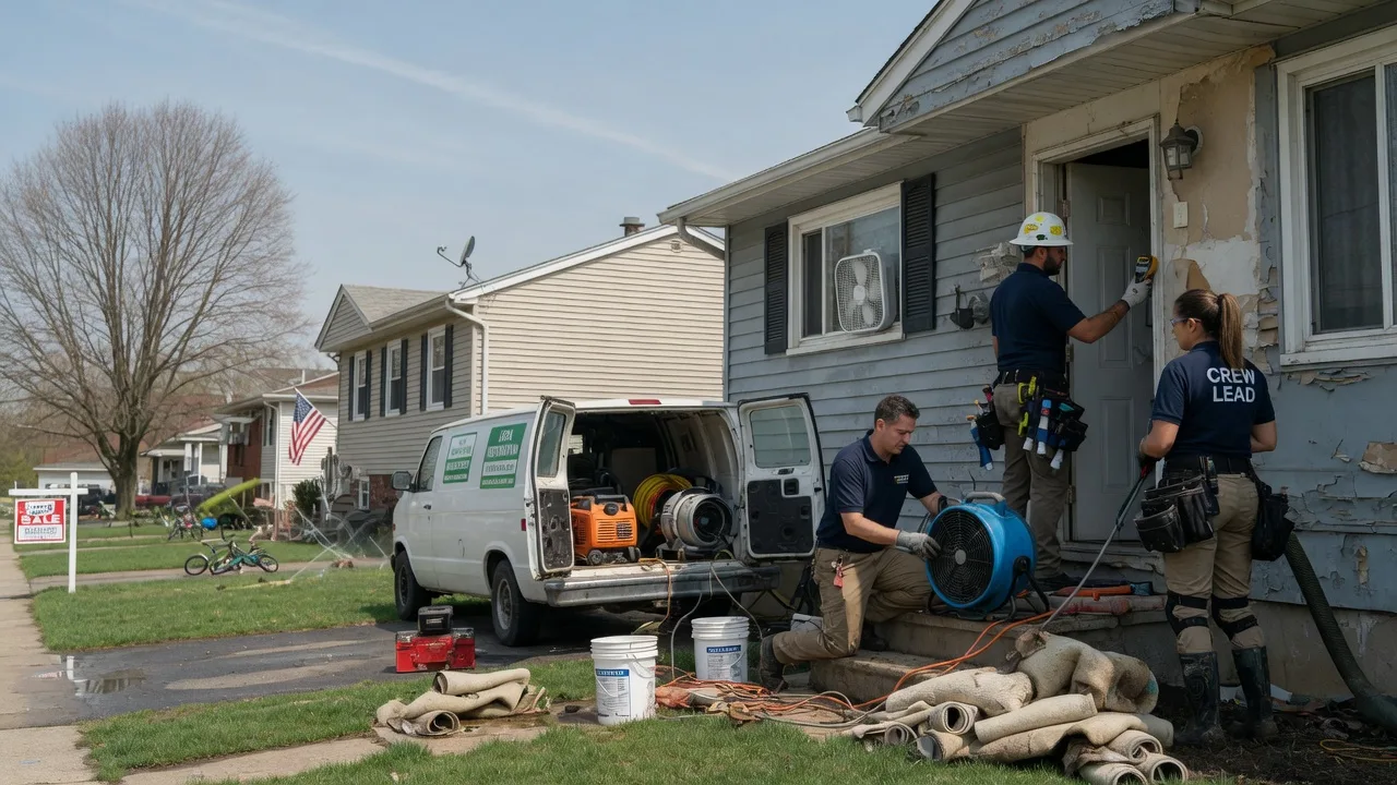 Flood Cleanup in Burnettsville, IN near me